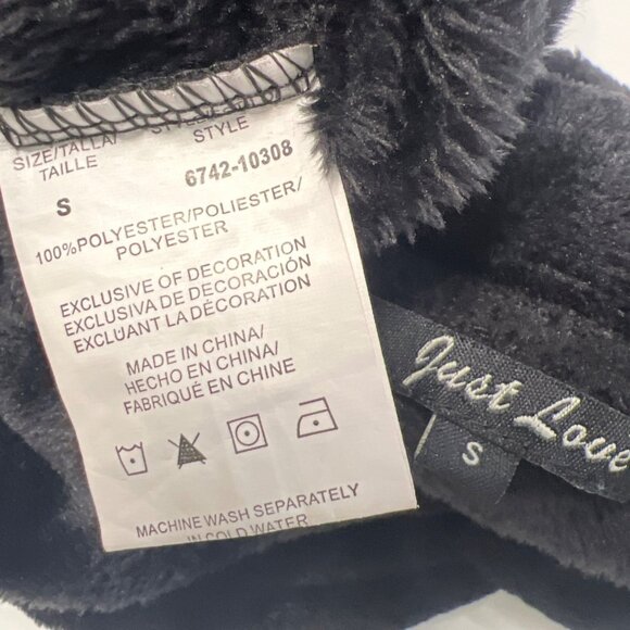 Vintage Just Love Christmas Tree Long Sleeve Velour Sweater Size S - Picture 5 of 7